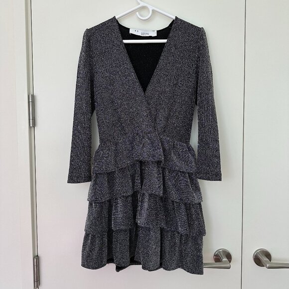 IRO Revert Ruffled Deep-V Dress - Picture 2 of 7